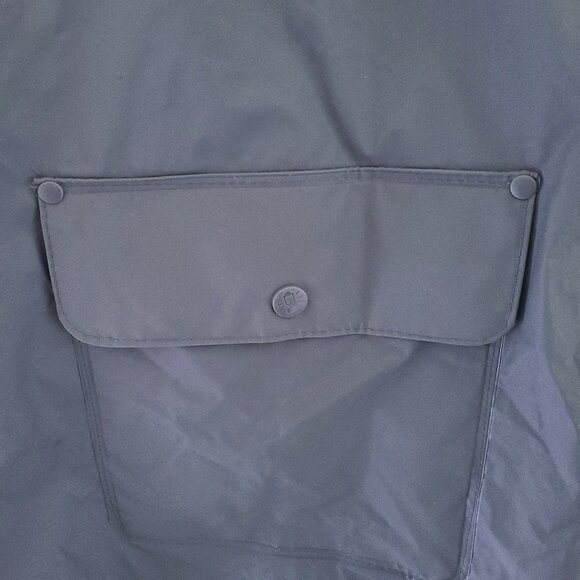 COLEMAN RAIN JACKET- MENS XL/2XL | GRAY & NEON YELLOW | WORKWEAR + GORPCORE - Picture 6 of 11